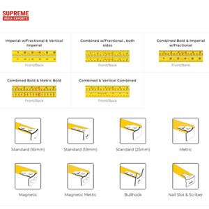 เทปวัดขนาด3ม. 5ม. 7.5ม. 8ม. ตัวล็อกอัตโนมัติแข็งแรงทนทานเทปเหล็กพร้อมการพิมพ์สองด้าน - Product Image 6