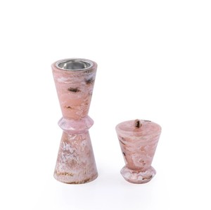 Luxury Pink Marble Resin <b>Bakhoor</b> Burner Mabkhara Arabic <b>Oud</b> Incense Burner Home Fragrance Decor - Product Image 1