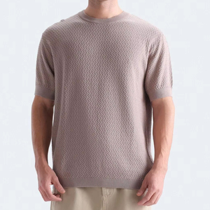 T-shirt à manches courtes pour homme, tissu en coton de qualité supérieure, doux et confortable, tee-shirt uni, impression de logo personnalisée, fournisseur pour commandes en gros - Product Image 1
