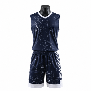Uniformes de Baloncesto Cómodos, Ligeros, Estampados, Transpirables, de Secado Rápido, Tallas Grandes, Unisex para Adultos, 100% Poliéster, Sin Mangas - Product Image 1