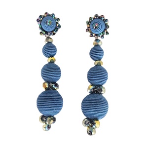Fabricant indien de boules de cordon de couleur bleue de 8cm de long faites à la main de qualité supérieure pour les acheteurs authentiques au meilleur prix - Product Image 1