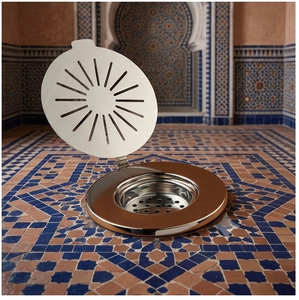 Quemador de incienso de carbón con tapa abatible en marrón mate, soporte metálico para aromaterapia con tapa ventilada Starburst - Product Image 6