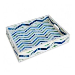 Newly Design Bone Inlay Tray colourful Bone Inlay Serving Tray With Handle Decorative Trays At Factory Wholesale Price - Product Image 5