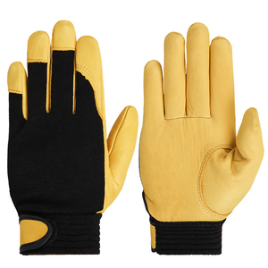 Guantes de Trabajo Mecánico de Cuero de Alta Calidad, Resistentes a Cortes y Antideslizantes, para Construcción, Gran Venta - Product Image 2