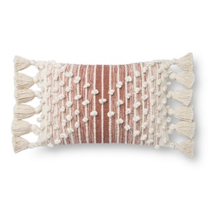 Handmade Cotton Tassel Pillow <b>Covers</b> | European Woven Washable Striped Pattern Square Hotel Use Custom Luxury <b>Throw</b> <b>Covers</b> - Product Image 6