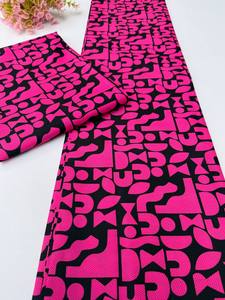 Tissu en coton imprimé africain et pagne nigérian authentiques à motifs audacieux pour le marché du vêtement en Afrique du Sud - Product Image 6