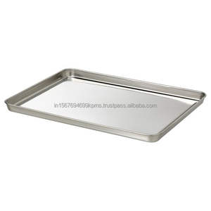 First Sigh Attractive Metal Multifunctional <b>Tray</b> Rectangular Shaped New Style Serving <b>Tray</b> for Breakfast Lunch and <b>Dinner</b> Uses - Product Image 1