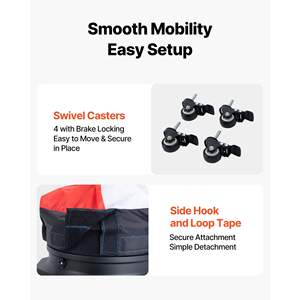 Gonflable publicitaire géant de 6 mètres, avec ventilateur souffleur étanche IPX3 de 1 CV pour publicité extérieure, commerce et magasin - Product Image 6