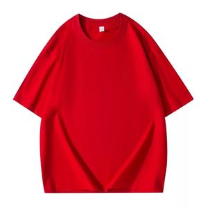 T-shirt oversize pour homme en coton épais, col rond, manches courtes, coupe ample, streetwear urbain, tee-shirt décontracté essentiel - Product Image 6