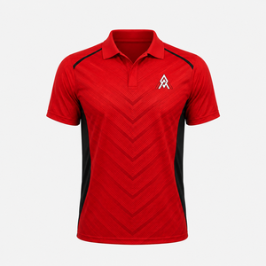 Maillot de cricket haute performance, court, 100 % polyester, contrôle de l'humidité, mouvement flexible, confort fiable, coupe régulière - Product Image 1