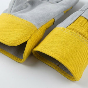 Gants de sécurité pour soudeurs canadiens très résistants, en cuir de vachette pleine fleur, à manchette longue, protection contre l'abrasion et la chaleur, les plus populaires - Product Image 6