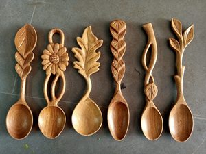 Eco Friendly Wooden Spoon Set Natural Finish OEM Branding Bulk Production - Product Image 4