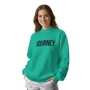 Sweat-shirt à col roulé oversize pour femme, manches longues, épaules tombantes, tissu polaire, style streetwear moderne, décontracté - Product Image 1