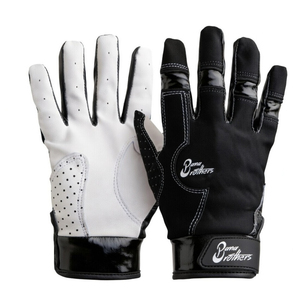 Gants de frappeur en cuir professionnels respirants avec grip pour le baseball et le softball - Product Image 2