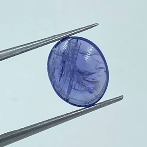สีน้ำเงินรอยัลธรรมชาติ แทนซาไนต์คุณภาพสูง 2 ชิ้น พลอยรูปไข่ 7.55 กะรัต 9x11 มม. สำหรับทำเครื่องประดับ - Product Image 2