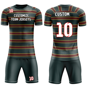Conjuntos de camisetas de fútbol Kits de fútbol Traje de entrenamiento para adultos Club Nombre personalizado Número Uniforme de fútbol Diseños de logotipo personalizado Invierno - Product Image 5