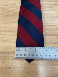 Cravate de luxe à motif uni pour homme, service d'impression de logo personnalisé, 100 % polyester, écologique, pour uniformes scolaires, uniformes d'entreprise, promotionnels - Product Image 4