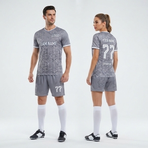 Camiseta de fútbol personalizada con cuello en V para equipos nacionales, venta al por mayor, camiseta de fútbol para hombre de alta calidad, sublimación, malla, manga corta, 100% - Product Image 2