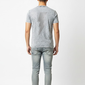 T-shirt Homme Strass Prix de Gros – Nouvelle Collection Anti-Plis en Matière Durable, Entièrement Personnalisable - Product Image 3
