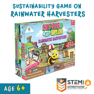 Jeu de société éducatif et amusant pour enfants de 6 ans et plus sur la récupération des eaux de pluie zéro émission de Biplob - Product Image 4