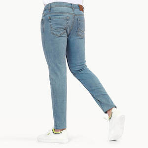 Jeans de Mezclilla Rectos para Hombre, Corte Regular, Invierno, Bordado Sólido, Elegantes y Duraderos para Uso Casual y Aventuras Diarias - Product Image 2