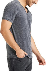 Camiseta Profesional para Hombre, 100% Algodón, con Logotipo Personalizado, Diseños Casuales, Patrón Sólido, Ropa al Por Mayor - Product Image 3