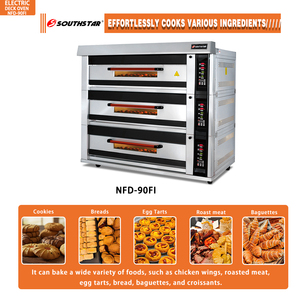 Horno Eléctrico Comercial de 3 Niveles <span class=keywords><strong>para</strong></span> Pan, Pizza y Pasteles, Venta Directa de Fábrica Southstar, con Panel Digital, <span class=keywords><strong>para</strong></span> <span class=keywords><strong>Panadería</strong></span> - Product Image 3