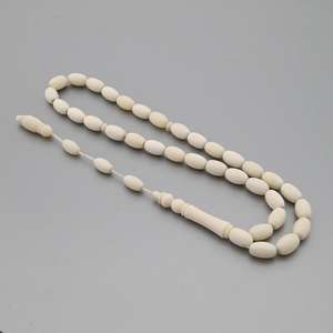 Handmade bone 33 beads Tasbih, Islamic Prayer Beads Misbaha Natural <b>Crafts</b> - Product Image 2