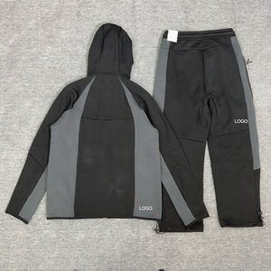 Veste à capuche Windrunner Tech Fleece 25 pour sports d'hiver, réfléchissante, en coton, avec fermeture éclair, séchage rapide, respirante, écologique, taille élastique - Product Image 3