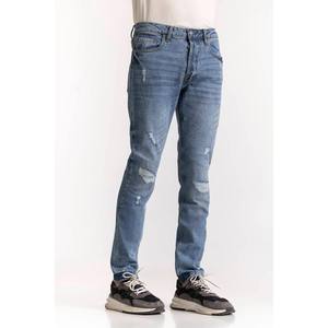 Pantalons en denim de qualité avec une coupe régulière confortable, tissu en coton durable pour la fabrication de vêtements de tous les jours - Product Image 3