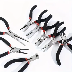 Ensemble de 8 pinces de précision en acier inoxydable avec sac de transport, compatibles avec les machines à stylos, logo personnalisé, fabrication de bijoux, outils d'artisanat DIY - Product Image 5