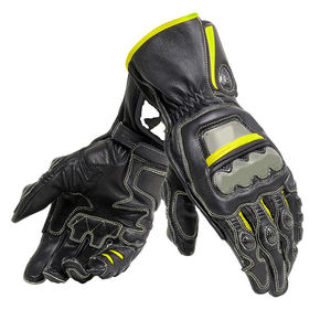 Professional Winter Motorbike Racing <b>Gloves</b> Black Nylon Half Finger Touchscreen Compatible Waterproof Self Heating Breathable - Product Image 6