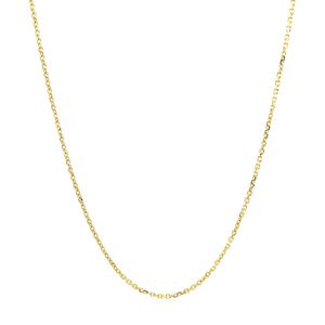 Catena a Cavo in Oro Giallo 18K 1.1mm, Bracciali alla Moda con Catena e Maglie - Product Image 2