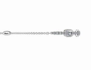 Emerald Echo Diamond <b>Adjustable</b> <b>Bracelet</b> 4.003 Carats 87 Stones 9k 14k 18k Yellow Rose White Gold Luxury Emerald Cut 87 Pcs - Product Image 4
