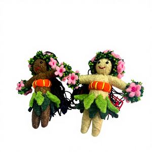 ตุ๊กตาฮูล่าทำมือจากผ้าขนสัตว์สำหรับเจ้าหญิง/โมอาน่า ของตกแต่งระดับพรีเมียม อุปกรณ์กีฬาสำหรับเด็กในร่ม ขนาด/สีตามสั่ง - Product Image 2