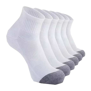 Chaussettes basses pour hommes 100% coton respirant, durables, douces, chaussettes basses en coton pour hommes et femmes, chaussettes élastiques - Product Image 5