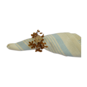 Anneau de serviette en perles multicolores pour décoration intérieure, idéal pour hôtels et mariages - Product Image 4
