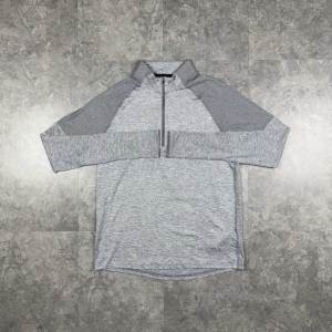 Men Summer Sports Training Strike 1/4 Zipper <b>Top</b> Long Sleeve Soccer Football Gym Pullover Breathable Solid <b>Heat</b>-Transfer Printed - Product Image 2