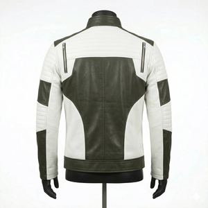 High Quality Fashion Genuine Leather <b>Thin</b> Front Custom Logo Color & Size Plus Size Casual <b>Men</b> Leather <b>Jacket</b> - Product Image 3