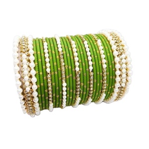 Bracelets de mariée ensembles Bollywood Style Churiyan ensembles luxe nouvelles tailles personnalisées indien à la mode indien pour mariage Offre Spéciale les femmes - Product Image 1