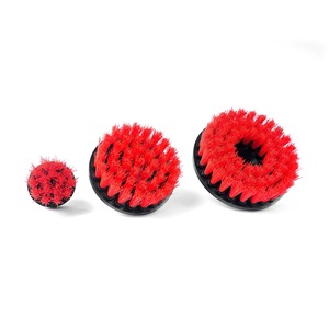 Juego de Cepillos para <span class=keywords><strong>Taladro</strong></span> Eléctrico Profesional, Kit de Accesorios de Cepillos Planos para Detallado de Alfombras de 2/4/5 Pulgadas, para Interiores de Automóviles y Tapicería - Product Image 1