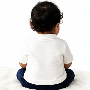 Ensemble polo et short pour bébé garçon |   Tenue d'été pour tout-petits brodée avec un motif de dessin animé mignon |   Ensemble de vêtements décontractés pour enfants en 2 pièces - Product Image 5