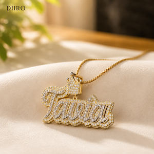 จี้เพชรโมอิสซาไนต์แบบ Iced Out ขายดีที่สุด สี D คุณภาพ VVS เงินแท้ สไตล์ฮิปฮอป มีจำหน่ายแล้ว - Product Image 1