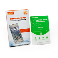 Láminas Protectoras de Pantalla Mate SUPER-TPU para Teléfono Móvil, Compatibles con Plotter 180T, Hidrogel TPU Mate/HD Curvo