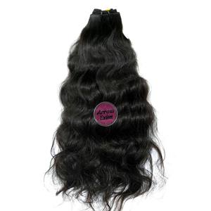 Extensions de cheveux indiens Remy Arrow, tissage double trame, 100g, noir, style teint, permable - Product Image 4