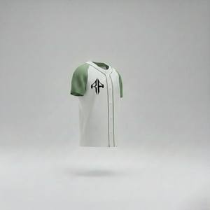 Camiseta de Béisbol de Alta Calidad, Transpirable, Cuello en V, 100% Poliéster, Manga Corta, Estampado Técnico por RIVIAN ATLANTIC - Product Image 5