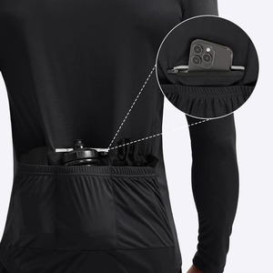 Camiseta de Ciclismo Reflectante para Hombre, Manga Corta, Camiseta de Ciclismo de Seguridad, Ropa de Ciclismo de Alta Visibilidad, Ropa Deportiva Transpirable - Product Image 4