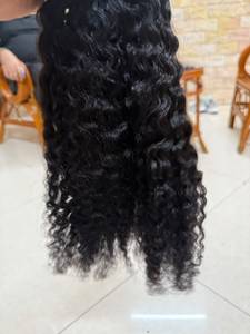 AMRIN INTERNATIONAL Cheveux Indiens Bouclés de Haute Qualité en Vrac, Cheveux Humains Vierges Remy, Double Trame Faite à la Machine, Pointes Super Double Drawn - Product Image 4