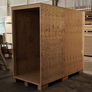 Vietnam Made Eco Friendly Durable Foldable Wooden Stackable Shipping Crate Lift Van Packaging Box Moving <b>Storage</b> Logistics - Product Image 6