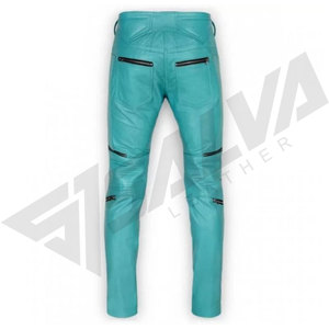 Pantalones de Cuero SALVA LEATHER, los Más Vendidos, Impermeables, Ligeros, de Invierno, a la Moda, al por Mayor, Personalizados, Estilo Vaquero, con Cierre - Product Image 3